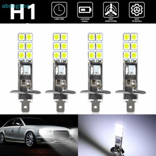 Abongsea ไฟหน้ารถยนต์ LED H1 H3 ชิป 55W 5050 6000K สีขาว 1 ชิ้น