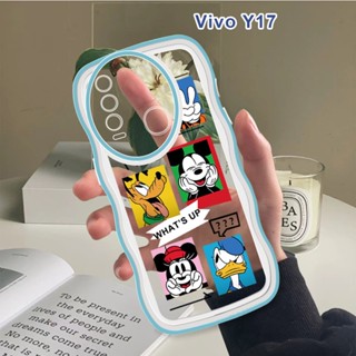 เคสโทรศัพท์มือถือแบบนิ่ม กันกระแทก กันรอยกล้อง ลายมิกกี้เมาส์ สําหรับ Vivo Y3 Y12 Y15 Y17 Y19 Y53 Y71 Y81 Y81i Y85 V9 Y91C Y93 Y91 Y95