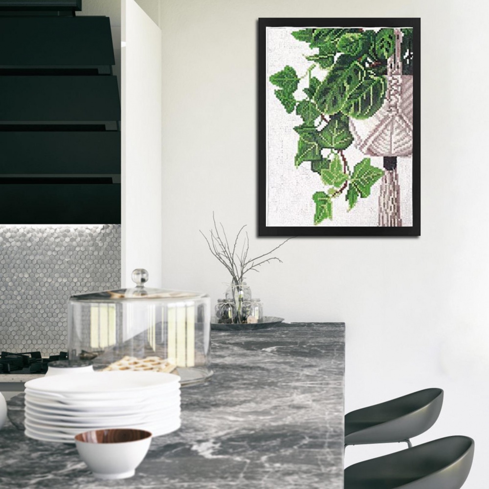 กรอบรูปปักครอสสติตช์คริสตัล PVC มีกาวในตัว ขนาด 30×40 ซม. 12×16 นิ้ว สําหรับตกแต่งผนังบ้าน ราคา ถูกที่สุด ดีลบีเคเค แกลเลอรีภาพที่ 7