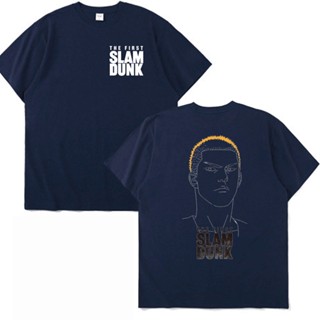 tshirt เสื้อยืดพิมพ์ลายแฟชั่น เสื้อยืดแขนสั้น พิมพ์ลายการ์ตูนอนิเมะ Slam Dunk น่ารัก สไตล์ญี่ปุ่น ฮาราจูกุ แฟชั่นฤดูร้อน