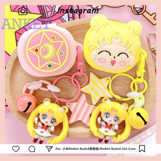 for Redmi Buds 4 Lite Case Protective Buds4Lite Buds4 4Lite Cute Cartoon Cover Bluetooth Earphone Shell Accessories TWS Headphone Portable