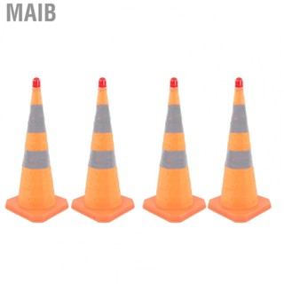 Maib Traffic Safety Cones  PP Oxford Cloth 4Pcs Traffic Cones 28in Reflective Collar  for Driving Practice