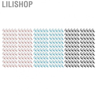 Lilishop Hollow Binder Clips  Strong Clamping Bunny Binder Clips 100Pcs  for Notes