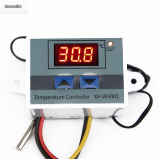 【DREAMLIFE】12V/220V Digital Display Temperature Controller Thermostat Control Switch+Probe