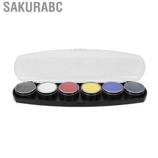 Sakurabc Body Painting  Harmless Face Painting  Professional 6 Colors for Adults for Cosplay Makeup