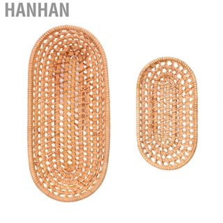 Hanhan 2X Bread  Rattan Storage Baskets For Bread Finger  Fruit SH