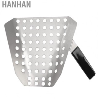 Hanhan Metal Popcorn Scoop Right Handle French Fry Scoop With Holes