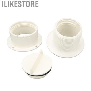 Ilikestore Boat Scupper Drain  White Boat Self Bailing Seal Ring Portable Stable Drainage Durable ABS  for Kayak