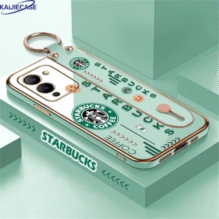 เคสโทรศัพท์มือถือ ยางนิ่ม พับได้ ลาย Starbucks พร้อมขาตั้ง หรูหรา สําหรับ Infinix Note 12 2023 G96 Zero 5G Hot 30i 20S 10S 10T Hot12Play Hot 11S NFC 11 10 9 Play Smart 7 6 5