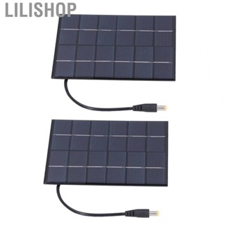 Lilishop 2PCS 2W Solar Panels DC5521 Output 3.7V Solar Panel  For Solar Light WT