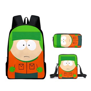 กระเป๋าเป้สะพายหลัง กระเป๋านักเรียน พิมพ์ลาย SOUTH PARK หลากหลายตัวเลือก สําหรับใส่อาหาร ดินสอ