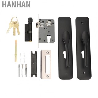 Hanhan Door Handle Lock Suit  Rust Proof Flexible Colorfast Door Lock Set  for Bathroom