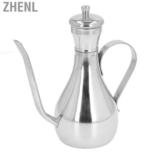 Zhenl 304 Stainless Steel Olive Oil Bottle Household Kitchen Vinegar Pot Soy Sauce Vinegar Seasoning Bottle