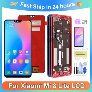 หน้าจอสัมผัส LCD 6.26 นิ้ว พร้อมกรอบ สําหรับ Xiaomi Mi 8 Lite Mi8 Lite M1808D2TG