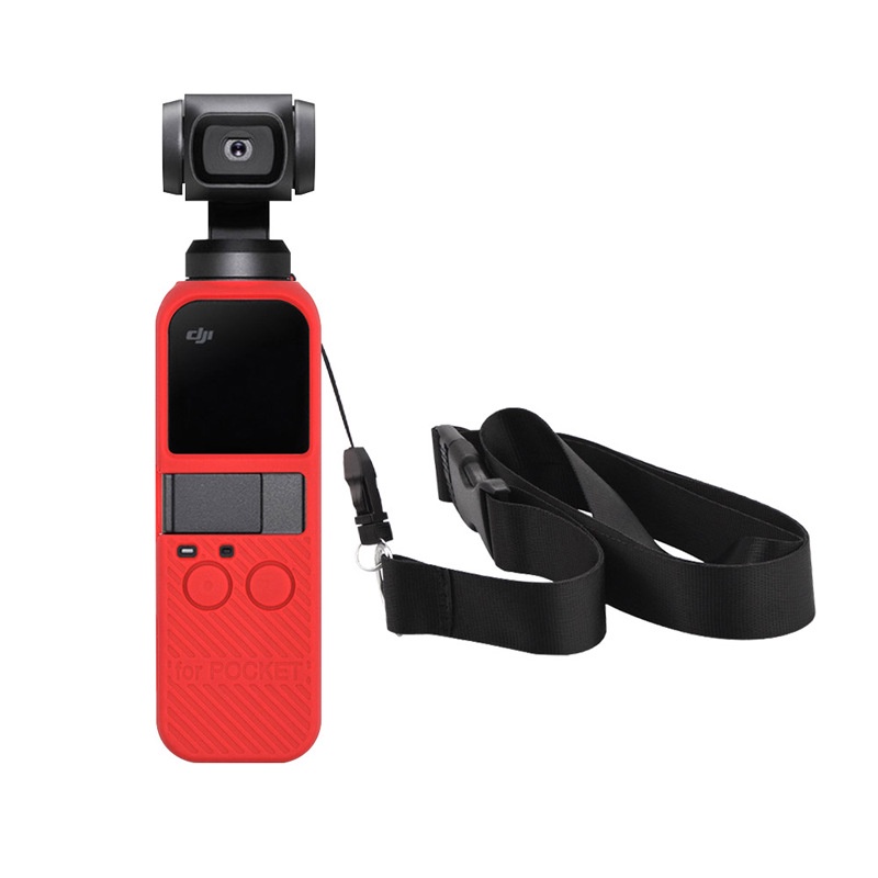 เคสซิลิโคน พร้อมสายคล้องคอ สําหรับ DJI osmo pocket 1