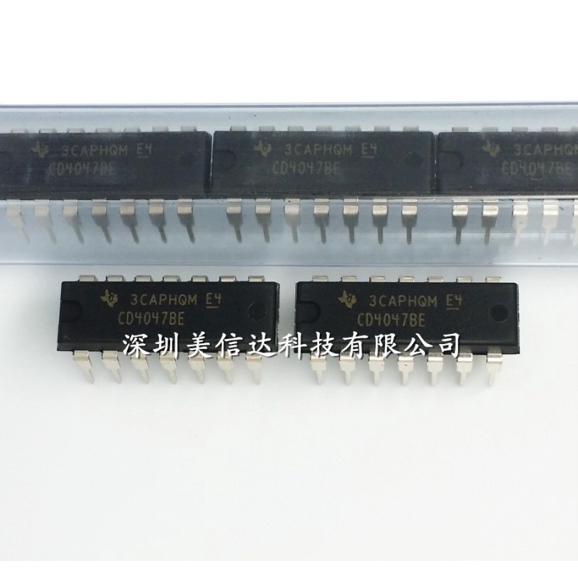 ใหม่ 100%& CD4047BE CD4047 DIP-14 -