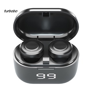 Turbobo A6 หูฟังอินเอียร์บลูทูธไร้สาย ลดเสียงรบกวน พร้อมไมโครโฟน แฮนด์ฟรี ขนาดเล็ก ใส่สบาย สําหรับวิ่ง เล่นกีฬา