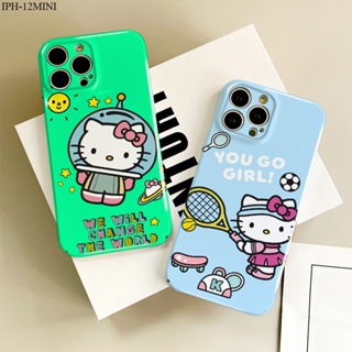 iPhone 14 13 12 Mini Pro Plus Max Compatible เข้ากันได้ เคสไอโฟน สำหรับ Case Hello Kitty Cat เคส เคสโทรศัพท์ เคสมือถือ Hard Phone Cases