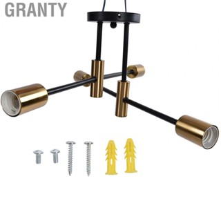 Granty 4 Light Ceiling Mount Lamp 360° Rotation Wrought Iron Ceiling Ligh YA