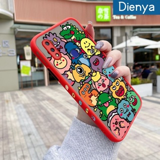 เคสโทรศัพท์มือถือ ซิลิโคนนุ่ม ใส กันกระแทก ขอบสี่เหลี่ยม ลายการ์ตูนมอนสเตอร์ สําหรับ VIVO V11i Z3 Z3i