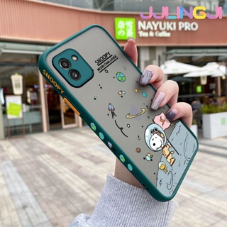 เคสโทรศัพท์ ซิลิโคนนิ่ม ใส กันกระแทก ลายการ์ตูนสนูปปี้อวกาศ สําหรับ Samsung A03 Core A04 A04E A04s M04 F04 A14 5G