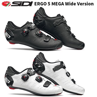 Sidi Ergo 5 Carbon Mega Wide versionRoad Lock shoes Vent Carbon Road shoes รองเท้าขี่จักรยานรองเท้าจักรยาน