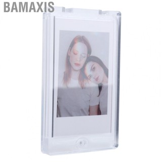 Bamaxis Double Sided Picture Display  PC Photo Frame Crystal Texture Compact  for Mini 3 Inch Film