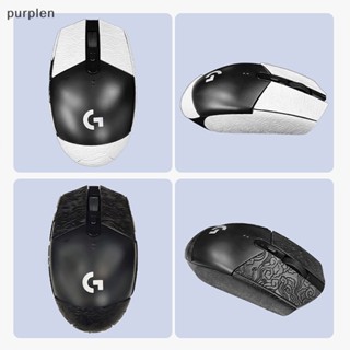 สติกเกอร์เทป กันลื่น กันเหงื่อ แฮนด์เมด สีม่วง สําหรับ Logitech G304 G102 EN