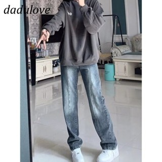 DaDulove💕 New American Ins High Street Retro Jeans WOMENS Niche High-waisted Straight-leg Pants Large Size Trousers