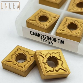 【ONCEMOREAGAIN】CNMG432-TF CNC Lathe 10pcs Cemented Carbide T9125 Metalworking CNMG120408-TM