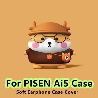 【จัดส่งด่วน】เคสหูฟัง แบบนิ่ม ลายการ์ตูน สําหรับ PISEN Ai5 PISEN Ai5