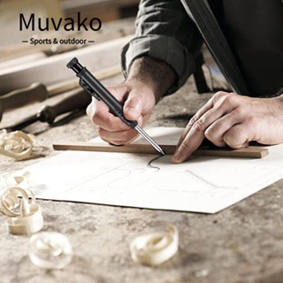 Muvako Solid Carpenter Pencil Set Creative Marking Scriber Construction Job Tools Mechanical Pencil