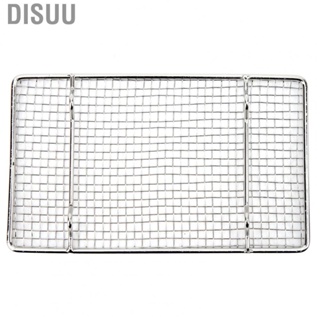 Disuu Grill Mesh Rack  Stainless Steel Grill Grate Multi Functional Rectangular  for Baking for Cooking