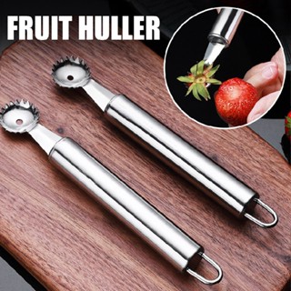 New 1pc Stainless Steel Tomato Corer Strawberry Huller Stem Fruit Leaf Remover