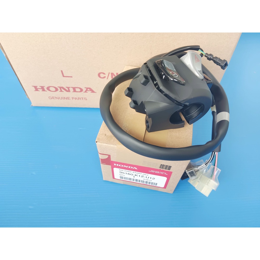 สวิชต์ไฟแฮนด์ด้านขวาแท้HONDA PCX160 อะไหล่แท้ศูนย์HONDA(35160-K1Z-U12)1ชิ้น  Honda Genuine Starter S
