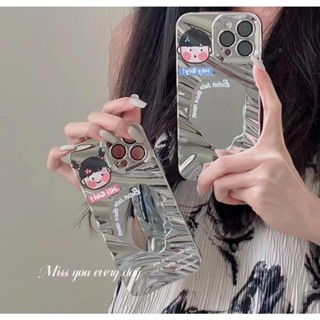 เคสโทรศัพท์มือถือกระจก กันลื่น ลายคลื่น สําหรับ iPhone 14Pro Max 14Pro iPhone 14 iPhone13 Pro iPhone 13Pro Max iPhone12 Pro Max 12 Pro 12 iPhone 11