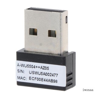 Iwo อะแดปเตอร์การ์ดรับสัญญาณ WiFi USB สําหรับ Windows7 8 10 RTL8188