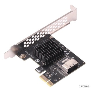 Iwo การ์ดควบคุมภายใน MSATA III 6GB S Pci-E X1 สําหรับเดสก์ท็อป รองรับ SSD