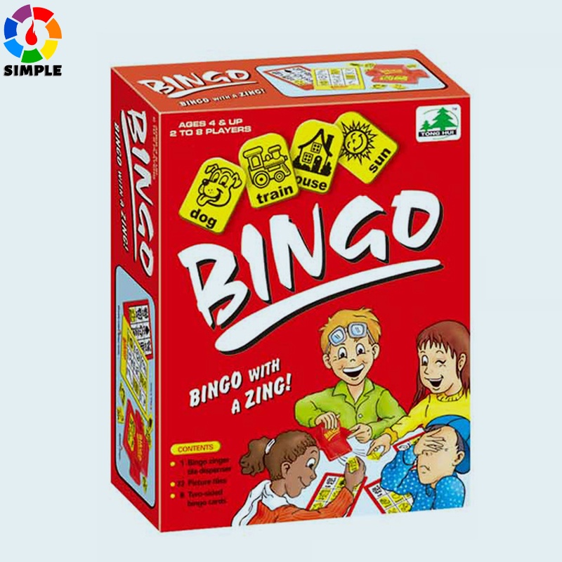 Bingo Award Winning Preschool Game for Pre/ Early Readers Age 4 and Up