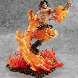 โมเดล One Piece POP Fire Fist Ace MAX ครบรอบ 15 ปี กล่องของขวัญ แฮนด์เมด