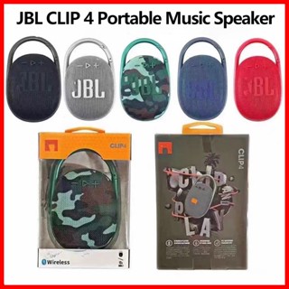 Jbl-clip 4 ลําโพงบลูทูธไร้สาย แบบพกพา สําหรับเล่นกีฬากลางแจ้ง