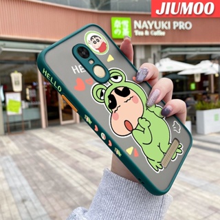 เคสโทรศัพท์มือถือ แบบใส ขอบสี่เหลี่ยม กันกระแทก ลายการ์ตูนชินจังซน สําหรับ Xiaomi Redmi Note 3 Note 3 Pro Note 2