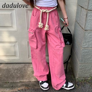 DaDulove💕 New American Ins High Street Dopamine Casual Pants Womens Niche High Waist Loose Wide Leg Pants Trousers