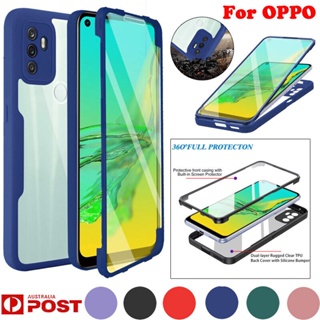 เคสโทรศัพท์มือถือ ป้องกันเต็มจอ 360 องศา สําหรับ OPPO A72 A74 A93 A94 A95 4G 5G