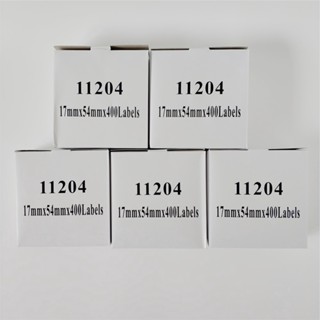 5 x Rolls Brother DK 11204 DK 1204 Compatible Labels 17mm x 54mm 2/3 x 2-1/8 for QL-570 580 700 710 800 810 820NWB