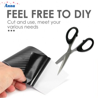 【Anna】Car Vinyl Sticker Bumper DIY Trim Decals7CM Waterproof Decoration Fiber Mirror