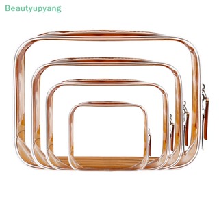 [Beautyupyang] กระเป๋าเครื่องสําอาง PVC แบบใส 1 ชิ้น สําหรับผู้หญิง