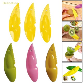 [Delication] ช้อนพลาสติก สําหรับปอกผลไม้ กีวี่ 3 ชิ้น