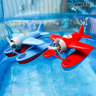 Ameesi โมเดลเครื่องบินสไลด์ 3D ลอยน้ํา ของเล่นอาบน้ํา สําหรับเด็ก