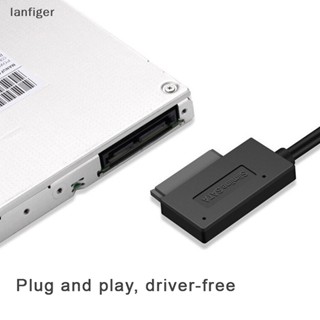 Lanf อะแดปเตอร์แปลงสายเคเบิ้ล USB 2.0 Mini Sata II 7 + 6 13Pin สําหรับแล็ปท็อป CD DVD EN